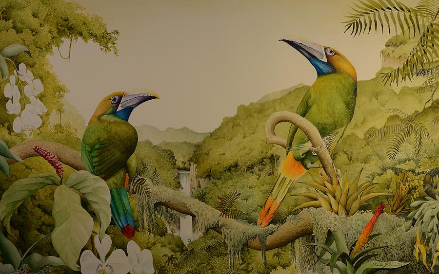 Tropical Splendor Painting by Charles Owens