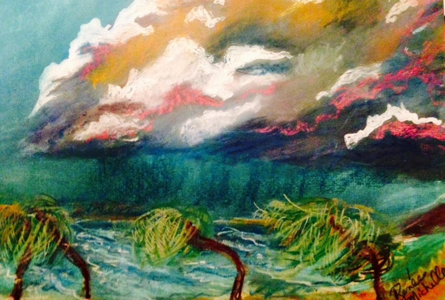 Nature Pastel - Tropical Storm by Renee Michelle Wenker