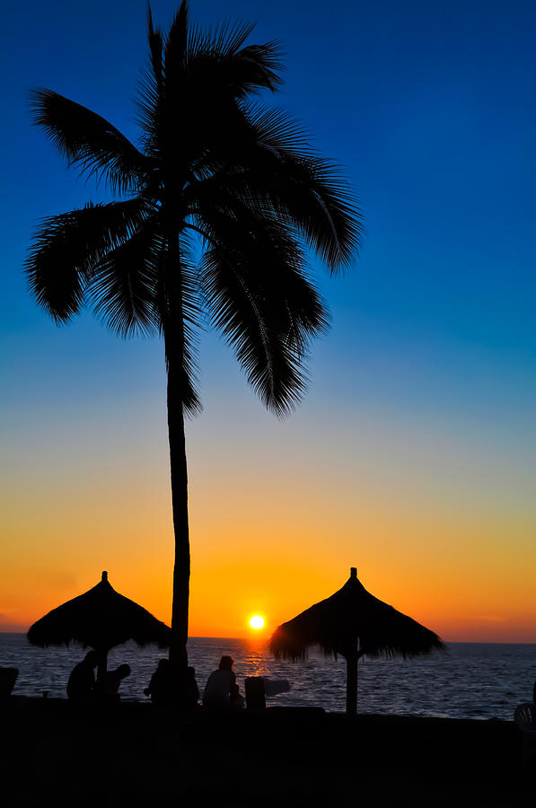 Summer Photograph - Tropical Summer Sunset by Aged Pixel
