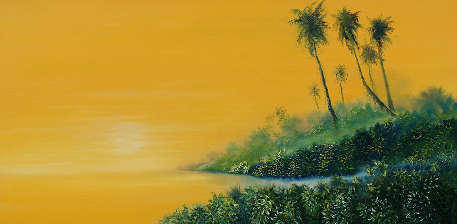 Tree Painting - Tropical Sunrise by David Kacey