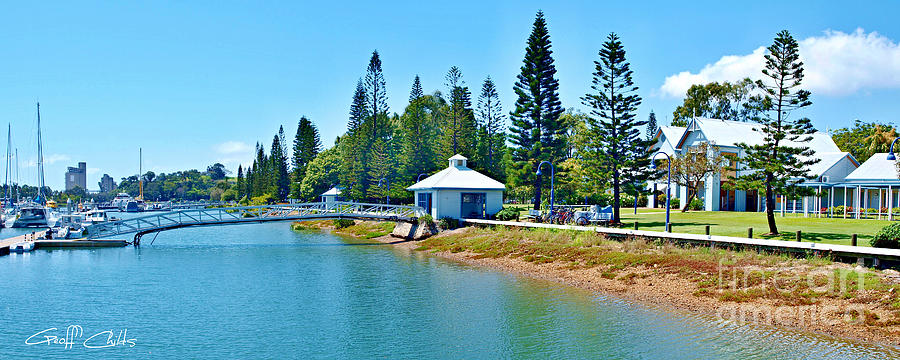 Tropical Waterfront Marina Photograph by Geoff Childs