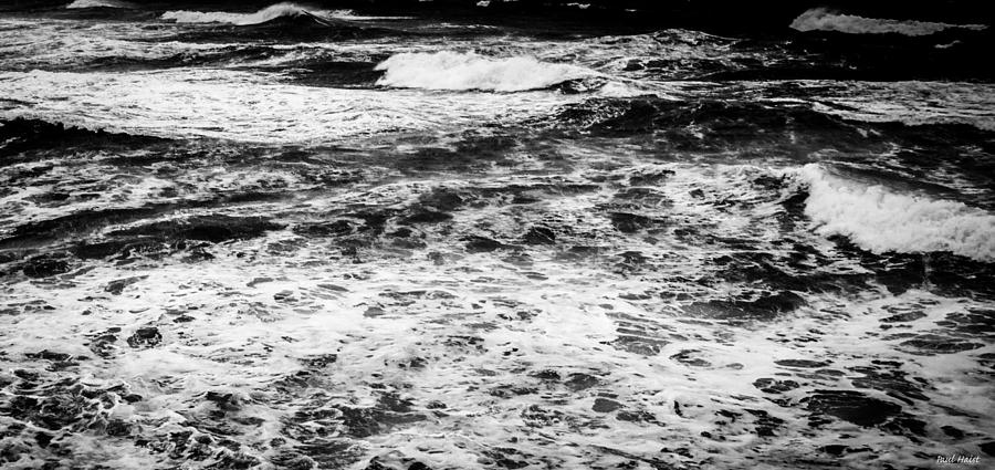 Oregon Photograph - Troubled Surf by Paul Haist