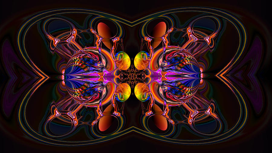 Abstract Digital Art - Troubling encounter by Claude McCoy