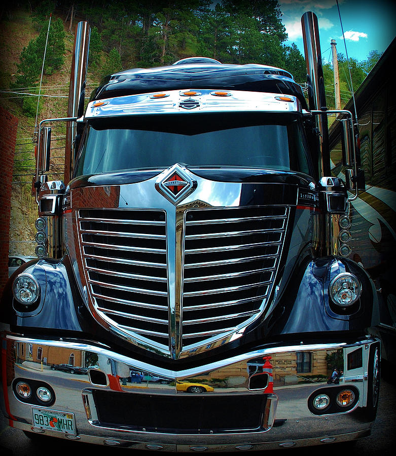 Transportation Photograph - Truck face by Dany Lison