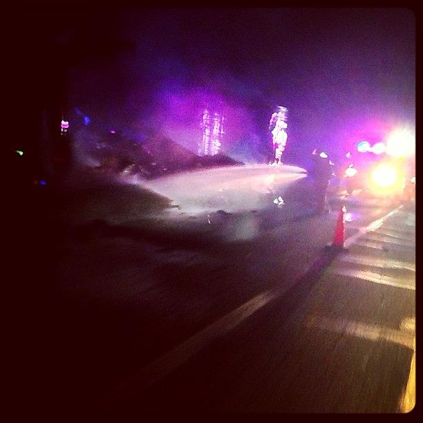 Truck Fire On The 10 Freeway..almost Photograph by Thomas Jordan