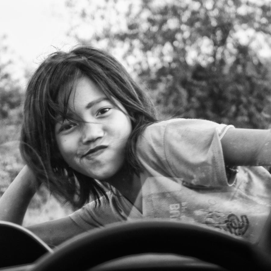 Portrait Digital Art - Truck Girl by Jerry Nelson