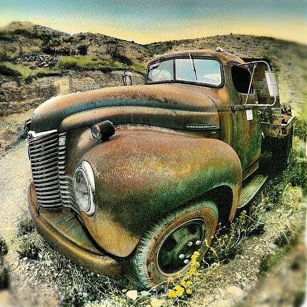 Vintage Photograph - #truck #rust #rusty #pickup #photo by Jill Battaglia