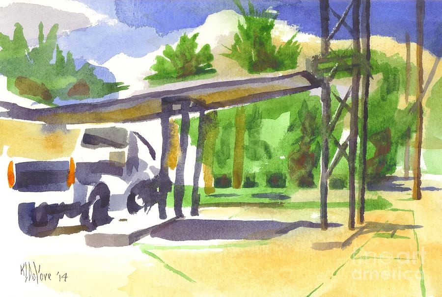 Truck Stop Painting by Kip DeVore
