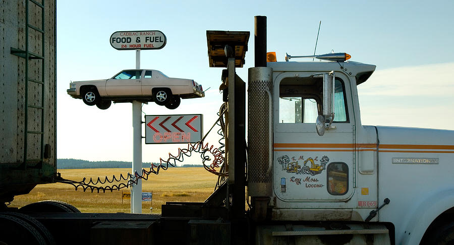 Truck Stop Photograph by Theodore Clutter
