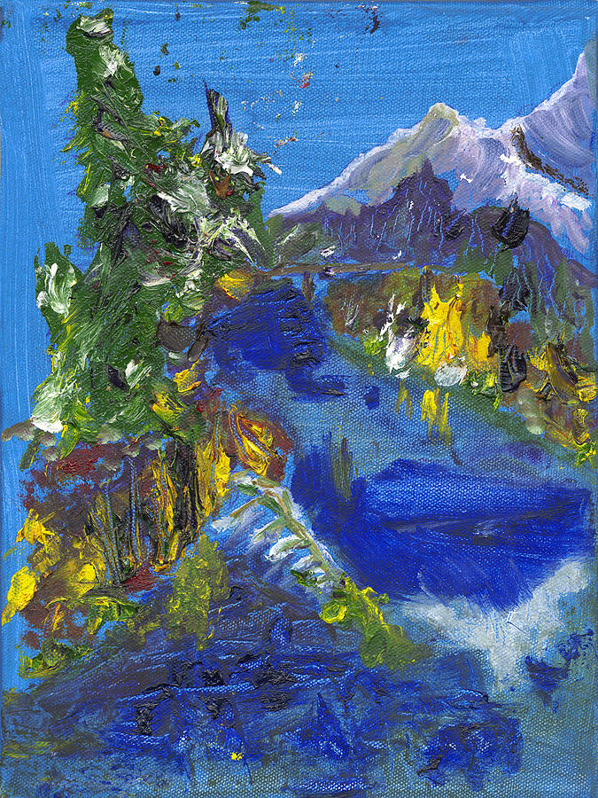 Truckee River Painting by Walt Stevenson Stevenson