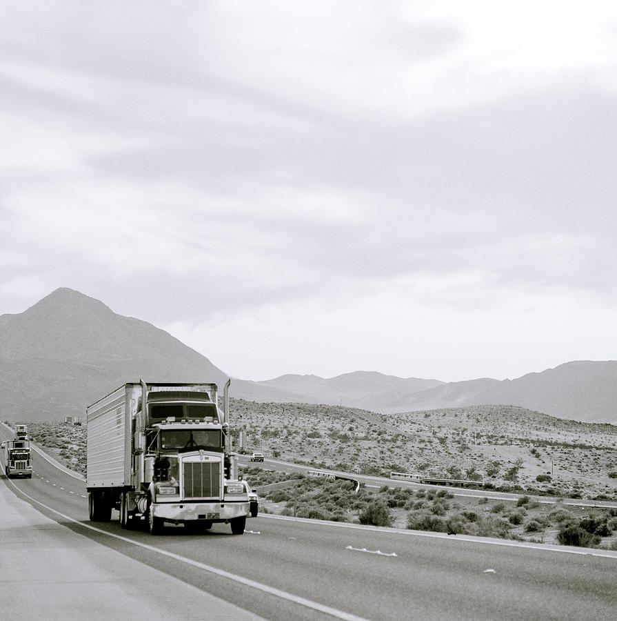 Trucking Across America Photograph by Shaun Higson