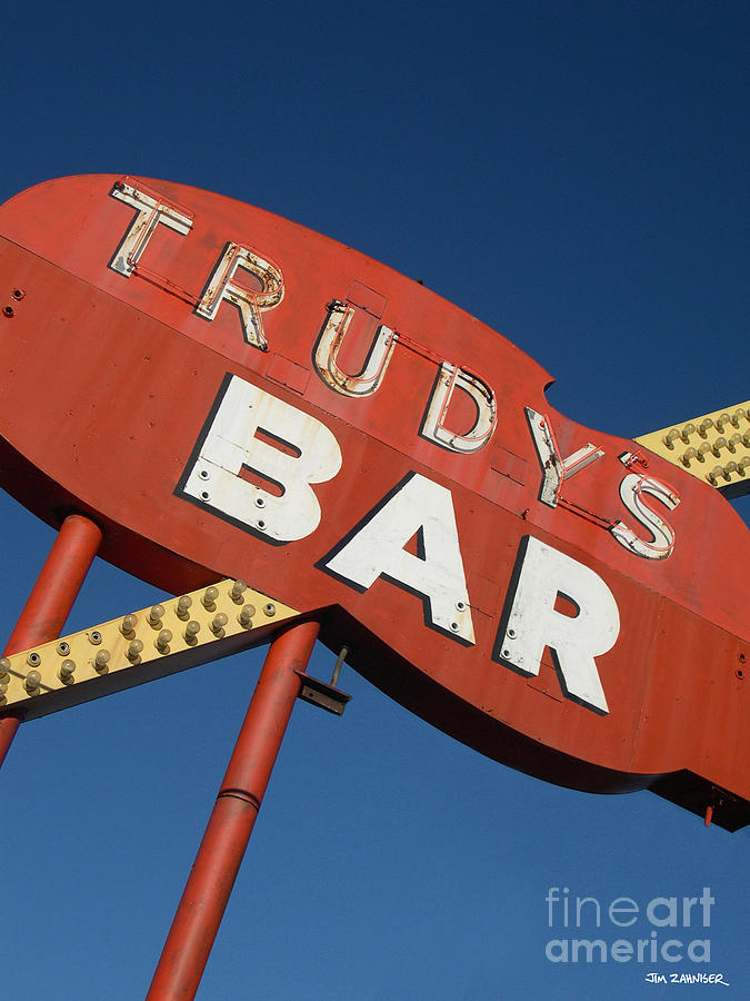 Trudys Bar Digital Art by Jim Zahniser