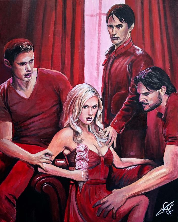 True Blood Flavored Painting by Tom Carlton