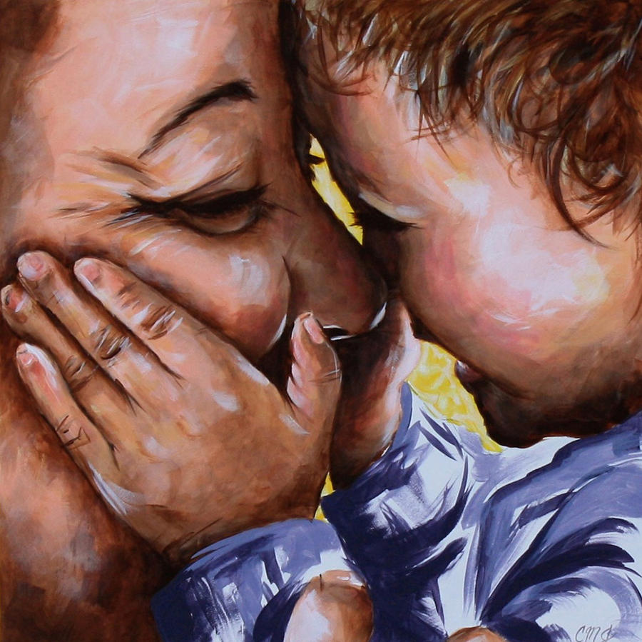 True Love Painting by Connie Mobley Medina