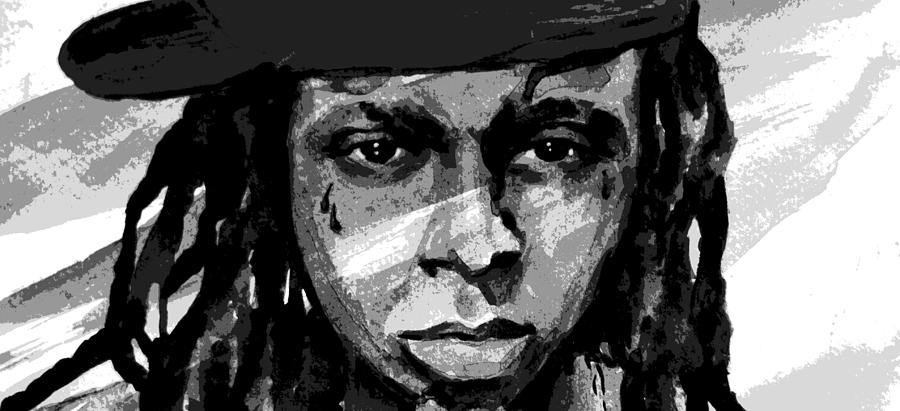 Lil Wayne Painting - True Story Rap by Laur Iduc