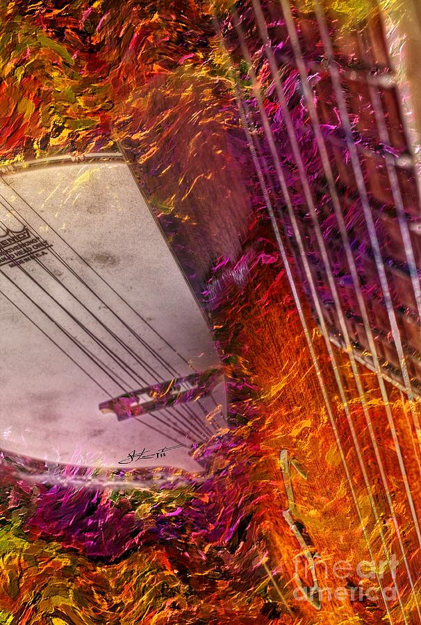 Truly Southern Digital Banjo and Guitar Art by Steven Langston Photograph by Steven Lebron Langston