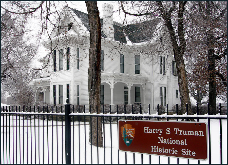 Truman Home Winter 2007 Photograph by Ellen Tully