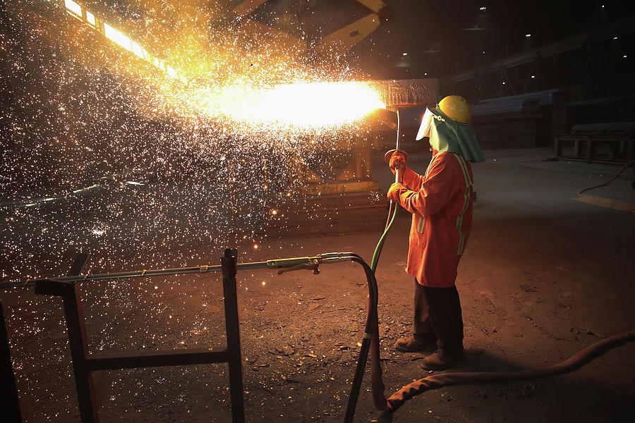 Trump Administration Steel Tariffs Aims Photograph by Scott Olson