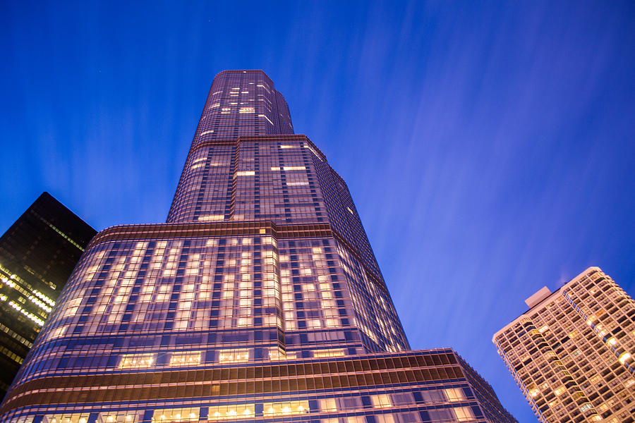 Night Sky Photograph - Trump Tower #2 by Graeme Curry