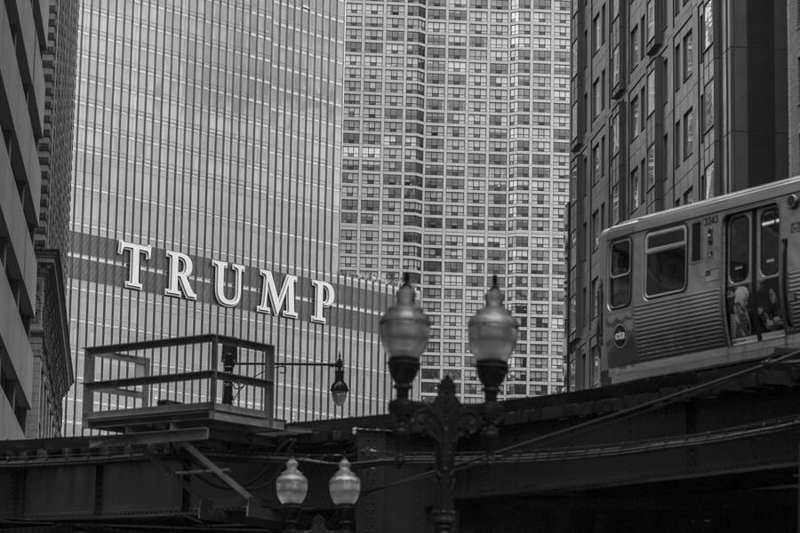 Trump Tower and EL Photograph by John McGraw
