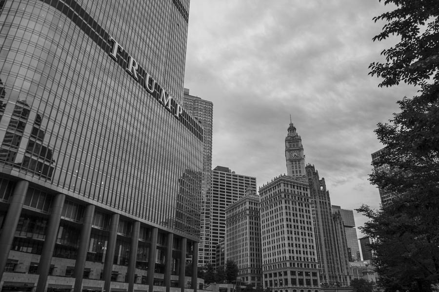 Trump Tower and Water Tower  Photograph by John McGraw