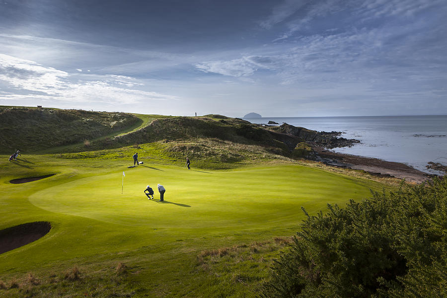 Turnberry Seascape Golf Course Photograph by Alex Saunders