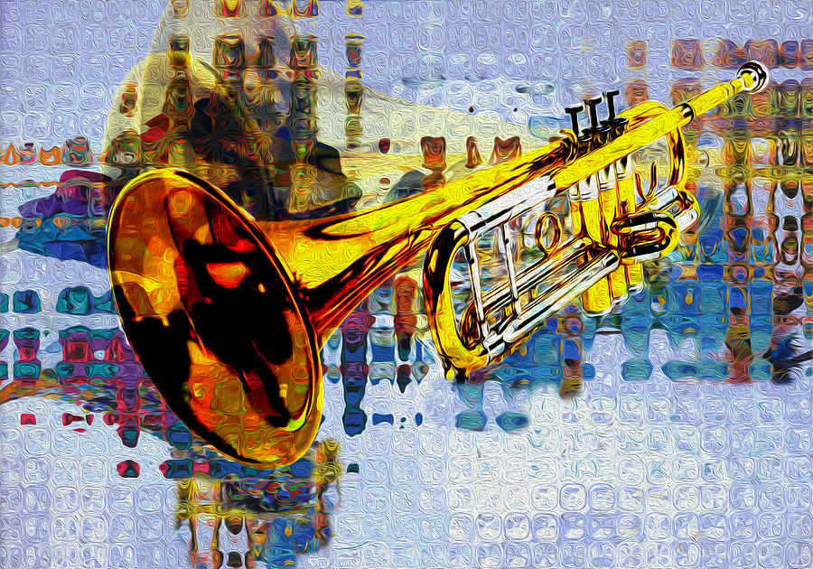 trumpet painting