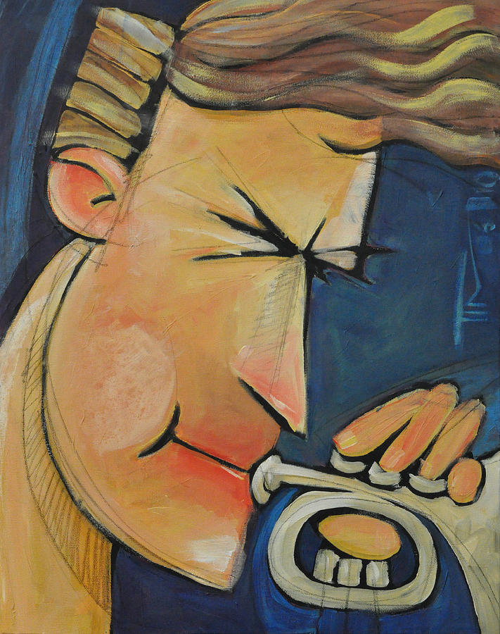 Trumpeter Painting by Tim Nyberg