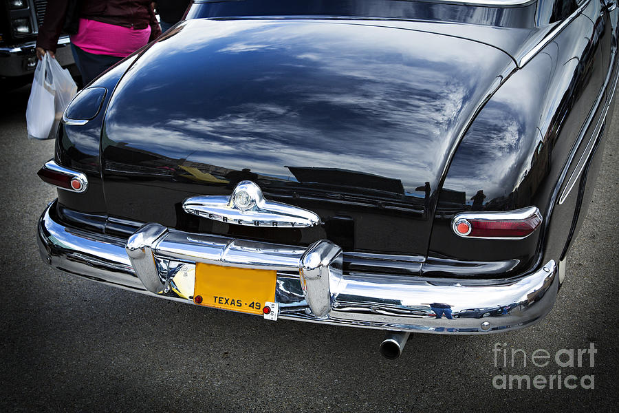 Trunk and Tail Lights 1949 Mercury Classic Car in Color 3199.02 Photograph by M K Miller