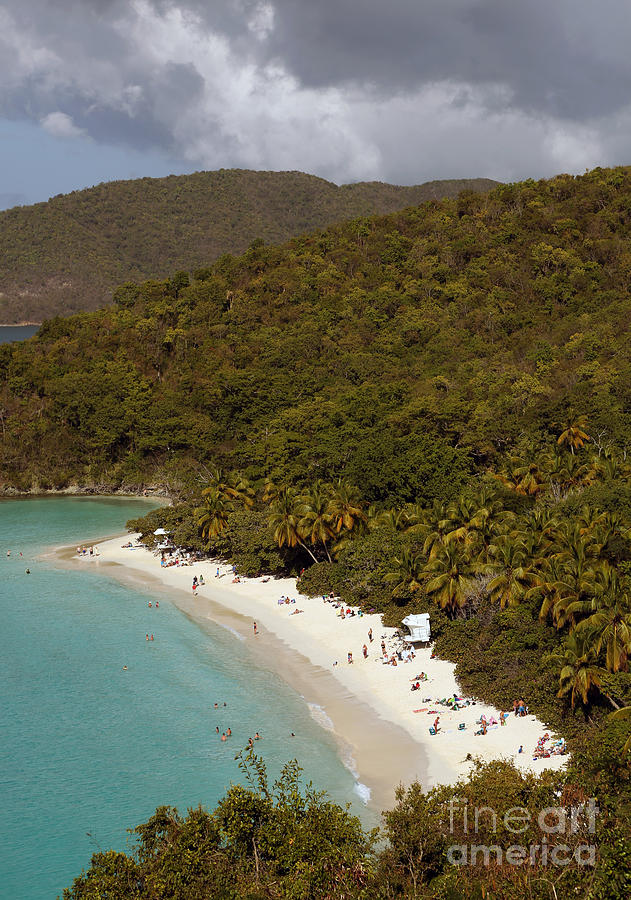 Stormy Trunk Bay Photograph by Betty Morgan