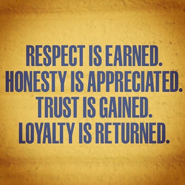 trust love respect