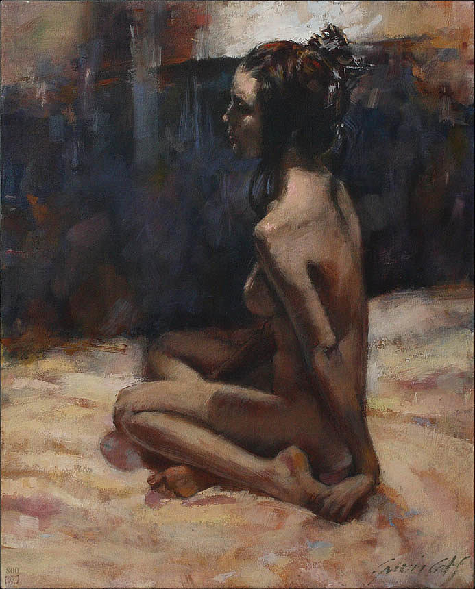 Nude Painting - Truth by Gavin Calf