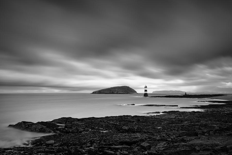 Lighthouse Photograph - Trwyn Du Lighthouse 1 by Dave Bowman