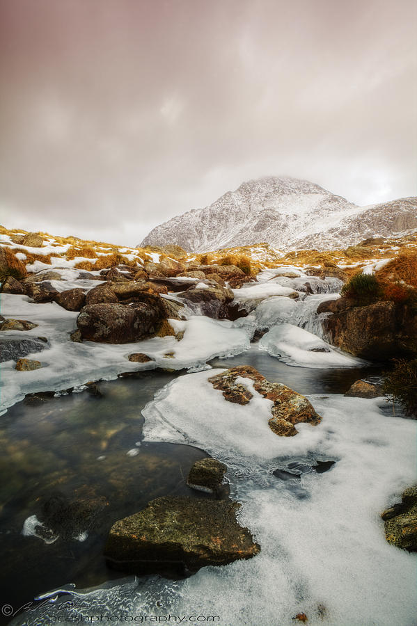 Tryfan and Icy Afon Idwal Photograph by B Cash