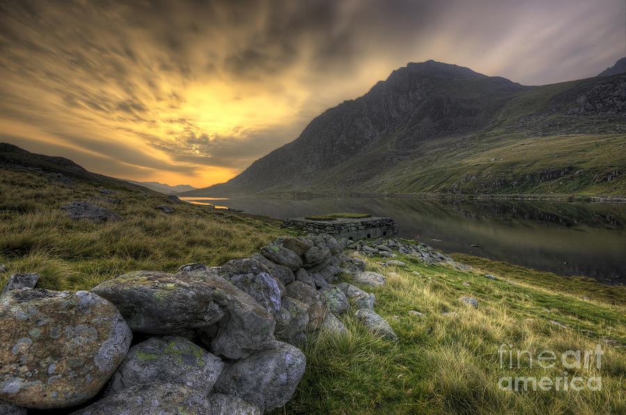 Landscape Photograph - Tryfan Sunrise Snowdonia by Darren Wilkes