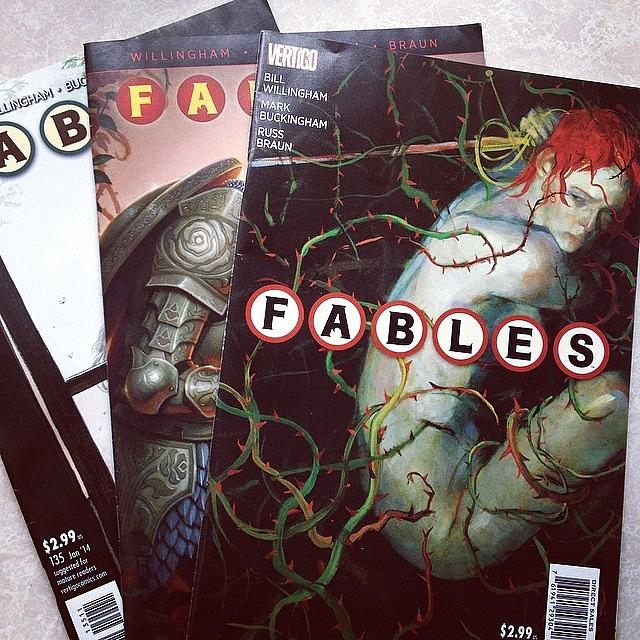 Fables Photograph - Trying Out A New Comic Book. #fables by Lars Woodward