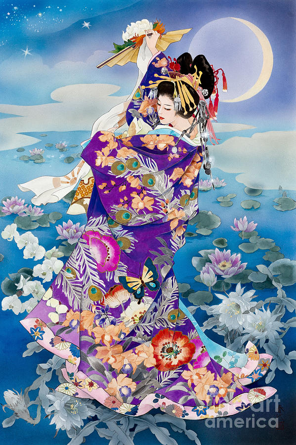 Tsuki Hoshi Variant I Digital Art by MGL Meiklejohn Graphics Licensing