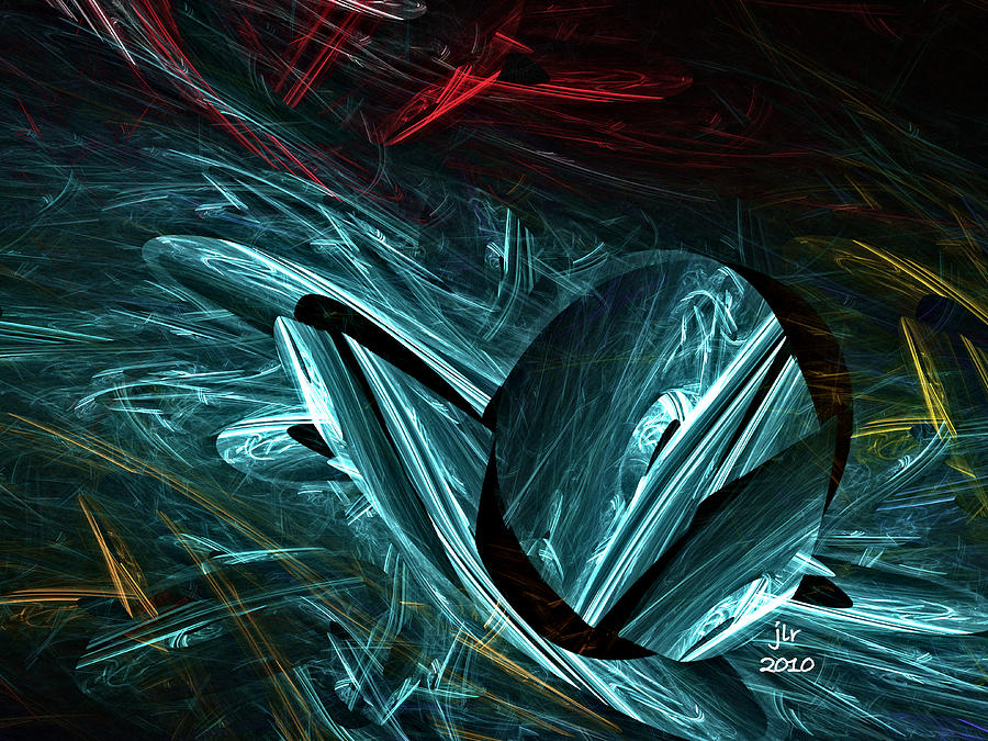 Fractal Digital Art - Tsunami by Janet Russell Fractal Digital Art - Tsunami by Janet Russell