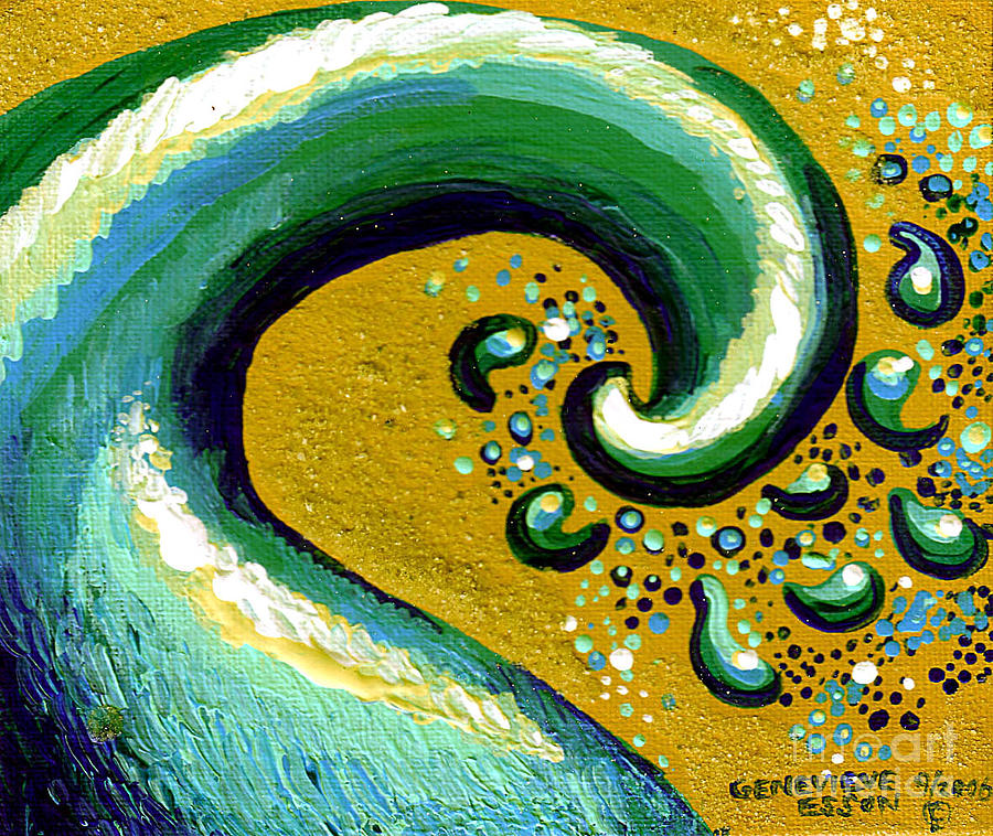 Tsunami Wave Painting