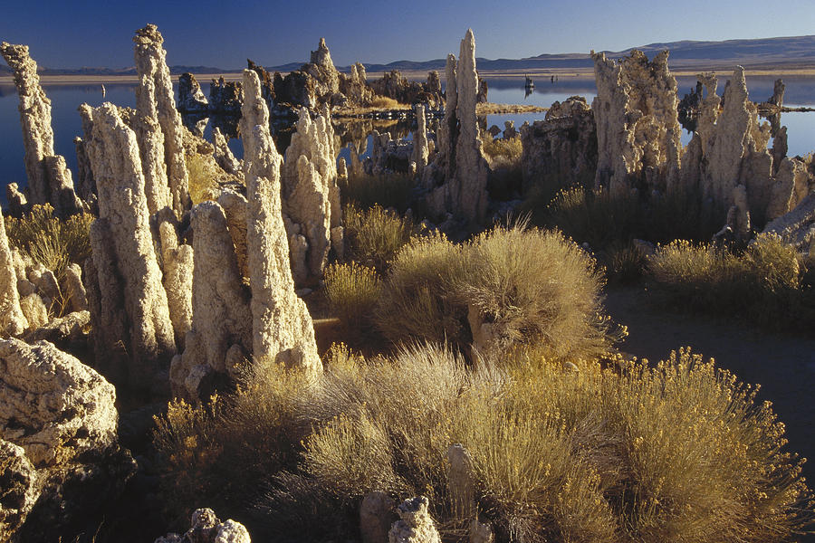 Ttufa Formations Mono Lake California Photograph by Gerry Ellis