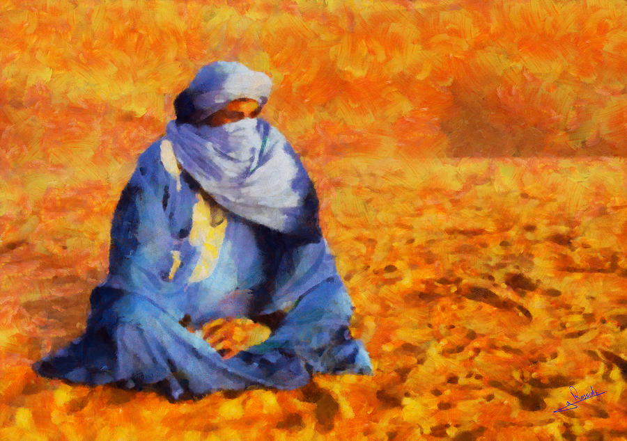Tuareg 2 Painting by George Rossidis