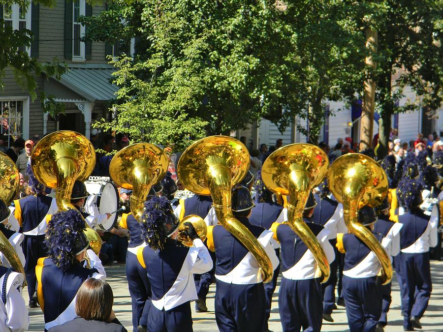 Tubas in Parade Photograph by Jean Goodwin Brooks