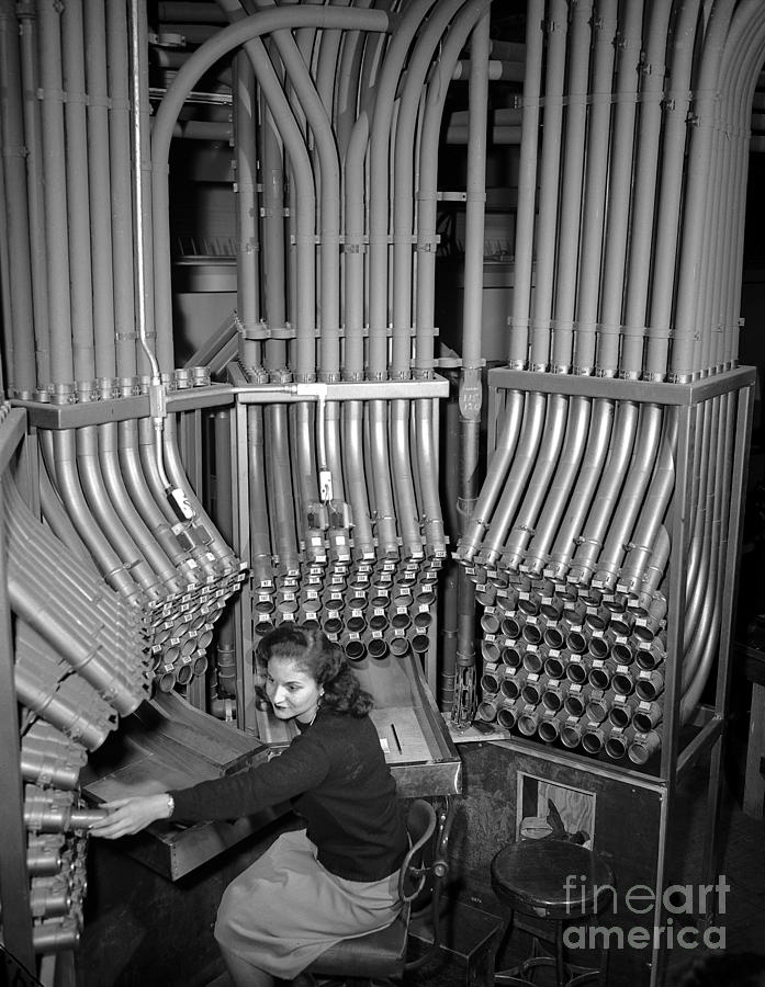 Pneumatic Tube Room Photograph by Martin Konopacki Restoration