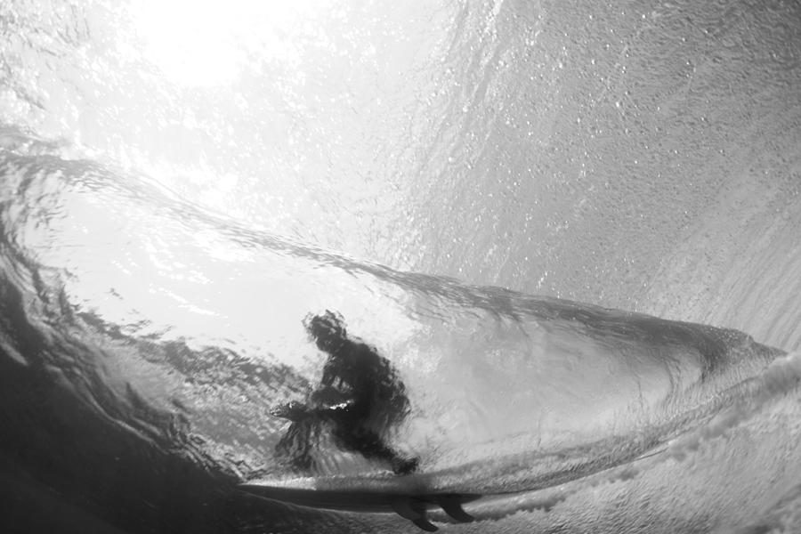 Black And White Photograph - Tube Time by Sean Davey