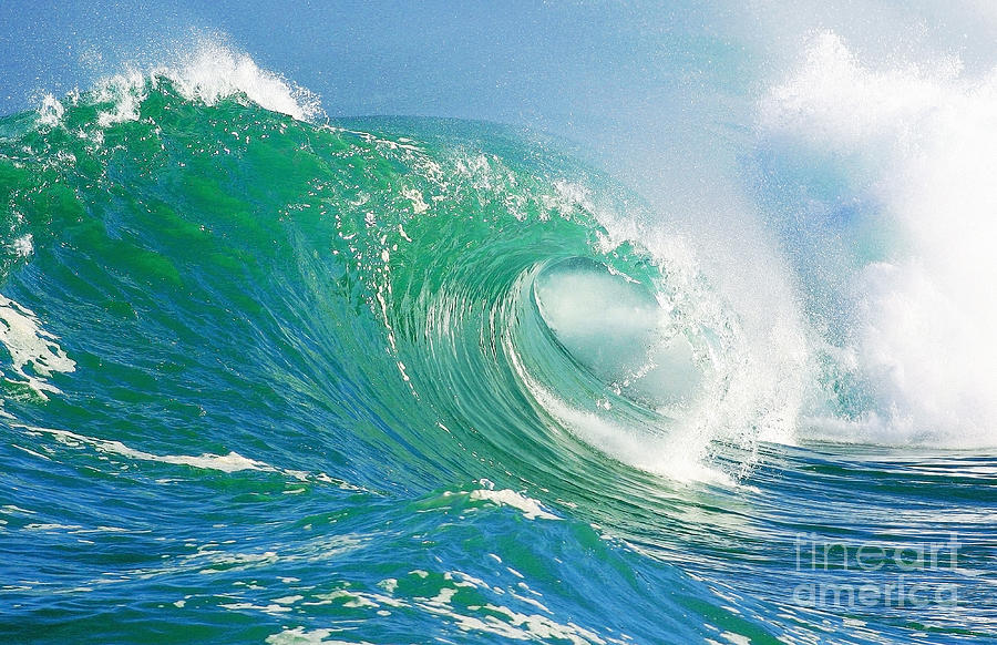 Nature Photograph - Tubing Wave by Paul Topp