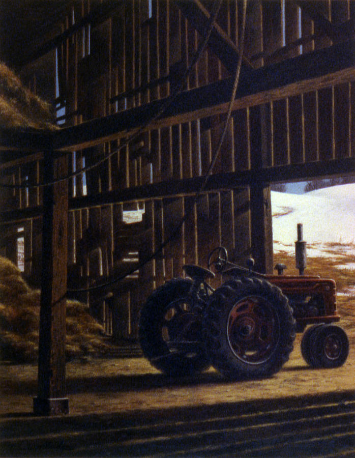 Tuckers Barn Painting by Tom Wooldridge