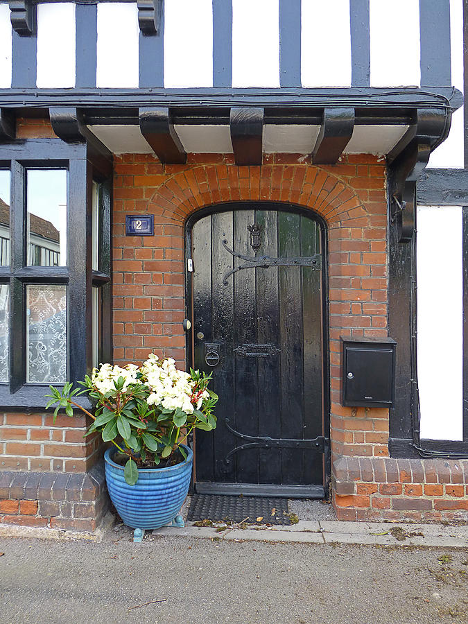 Tudor Cottage Doorway Photograph by Gill Billington