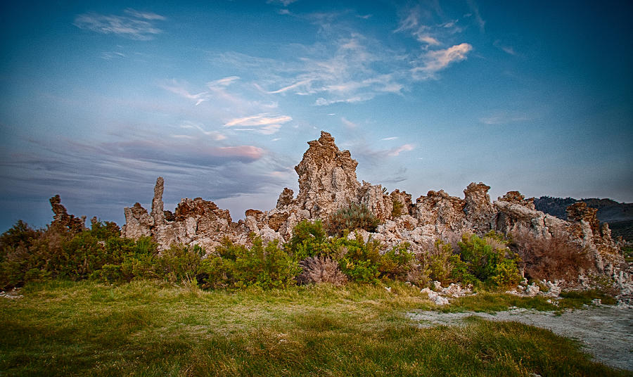 Nature Photograph - Tufa and Clouds by Cat Connor