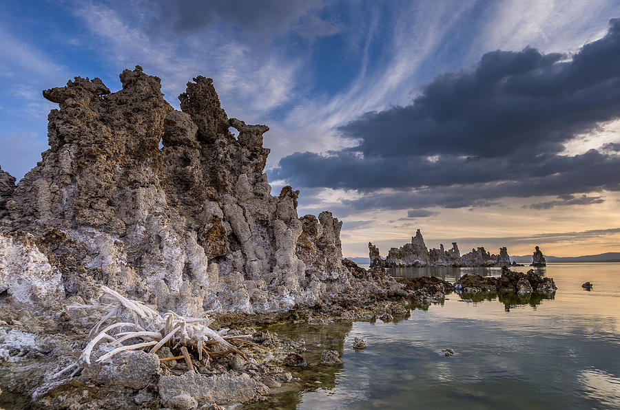 Tufas and Clouds Photograph by Greg Nyquist