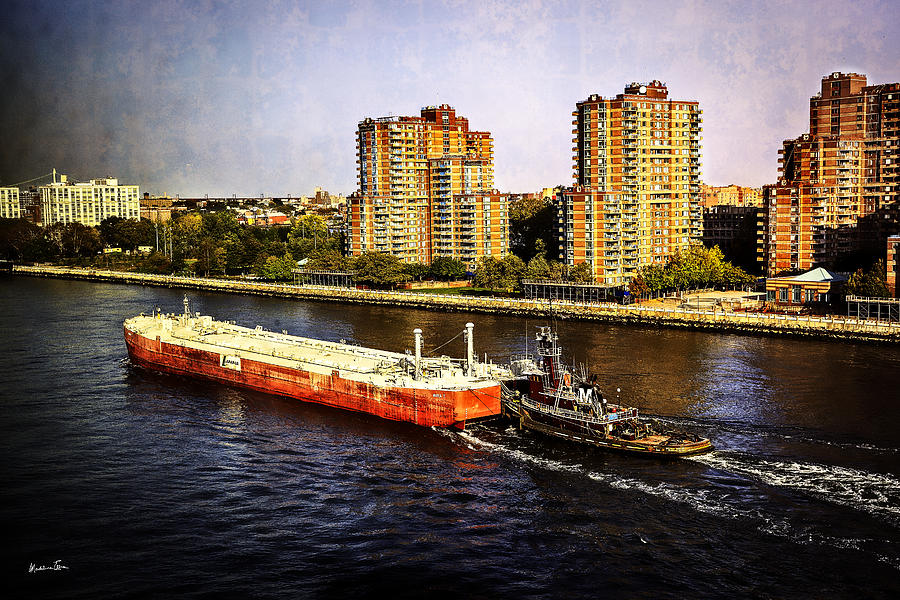 Tug Boat M - East River - NYC Photograph by Madeline Ellis